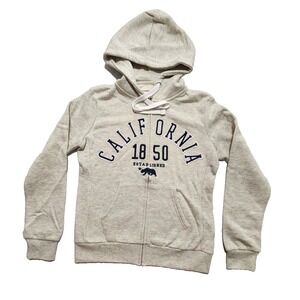 Reflex Women's Fleece Hoodie California Logo Fitted Swetshirt Size L